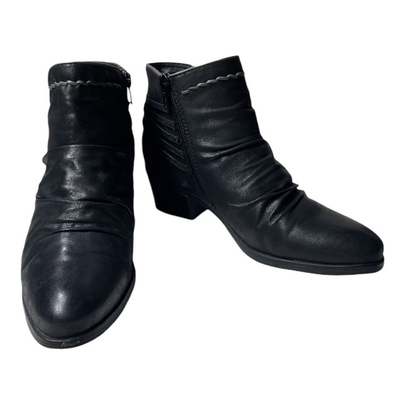 BareTraps Women’s Bethany Black Western Boho Ankle Boots - Picture 3 of 12